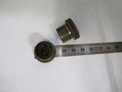 ANTIQUE BAUSCH LOMB SET OF KNOBS MICROADJUST MICROSCOPE PART AS PICTURED F3-B-68