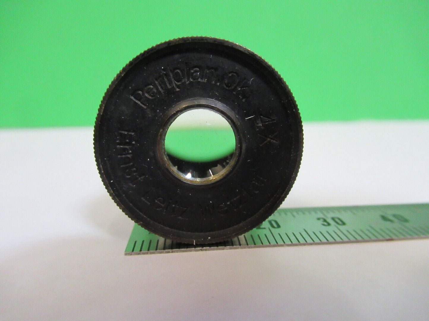MICROSCOPE PART EYEPIECE 4X ANTIQUE LEITZ GERMANY OPTICS PICTURED S8-A-70