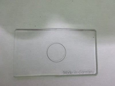 MICROSCOPE PART OPTICAL RETICLE CROSSHAIR GERMANY OPTICS AS IS B#B1-F-A-4