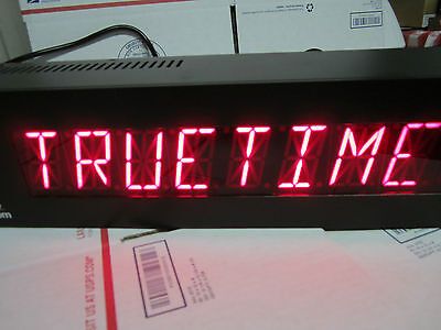 SYMMETRICOM DISPLAY TRUETIME FOR FREQUENCY STANDARD CLOCK