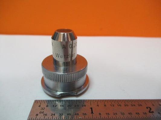Antique Ernst Leitz 11X M23 a Objective Lens Microscope Part