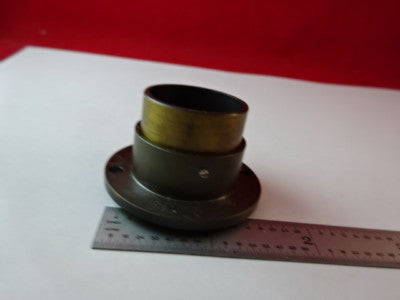 Carl Zeiss AG Germany Brass Mounted Lens IN35 Microscope Part