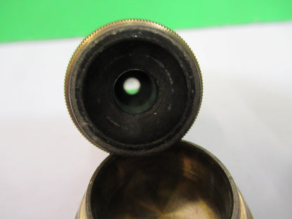 ANTIQUE WATSON UK OBJECTIVE PARA 1/8 LENS OPTICS MICROSCOPE PART  F8-B-19