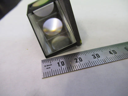 BAUSCH LOMB GLASS PRISM HEAD OPTICS MICROSCOPE PART AS PICTURED S7-A-55