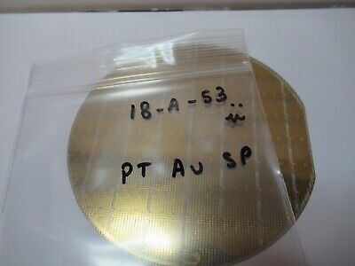 SAPPHIRE WAFER CRYSTAL with COMPONENTS PLATINUM GOLD COAT AS PICTURED &18-A-53