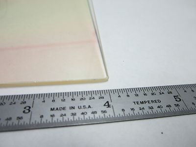 OPTICAL COATED GLASS SHEET  LASER OPTICS BIN#Q9-42