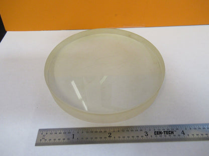 OPTICAL FLAT LARGE GLASS DULL POLISHED SIDES LASER OPTICS AS PICTURED &27-A-54