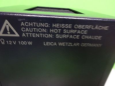 MIKROSKOP TEIL LEICA DMRB 504016 LAMPENGEHÄUSE ILLUMINATOR OPTICS AS IS BN#F6-98