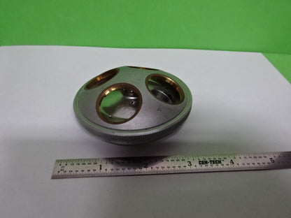 MIKROSKOPTEIL OLYMPUS JAPAN NOSEPIECE AS IS #7B-A-24