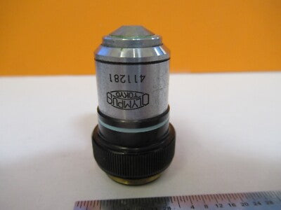 OLYMPUS JAPAN OBJECTIVE HI 100X OPTICS MICROSCOPE PART AS PICTURED &H8-C-10