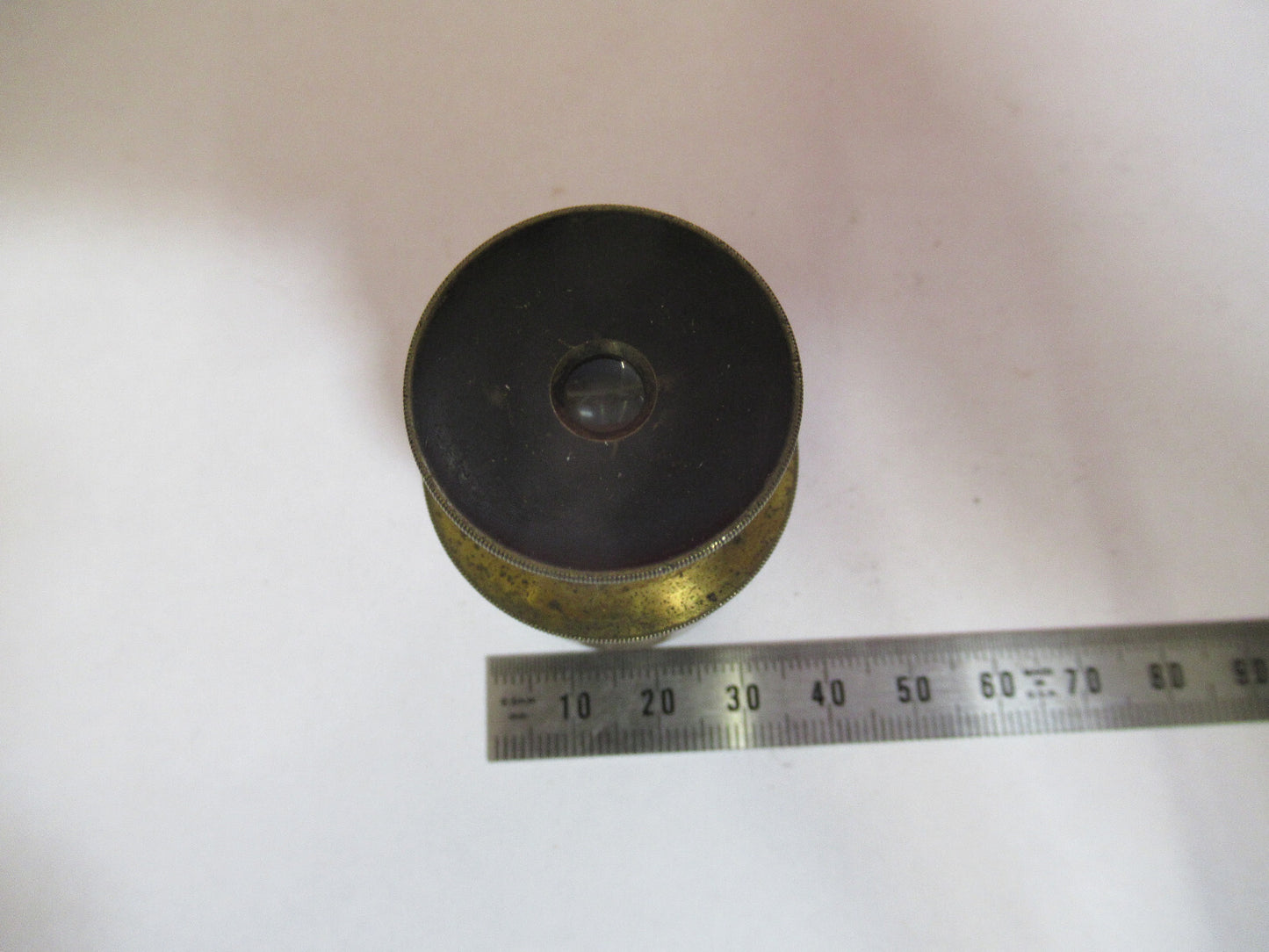 Antique Brass Eyepiece Ocular Lens UK Microscope Part