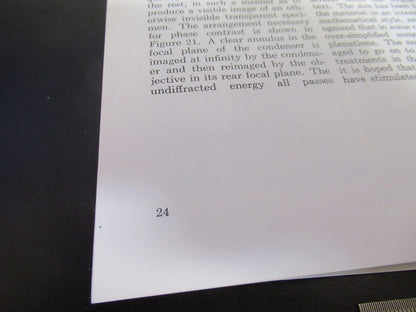 ANTIQUE BAUSCH LOMB 1965 manual theory MICROSCOPE PART AS PICTURED 7-ft-06
