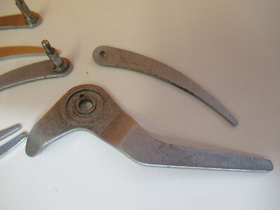 LOT CLIPS ASSORTMENT MICROSCOPE PART AS PICTURED &1E-C-80