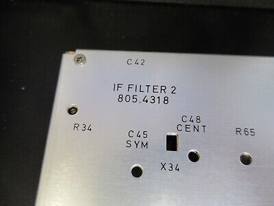 BOARD for ROHDE & SCHWARZ EMI RECEIVER IF FILTER 2 805.4318.02 &B4-A-02