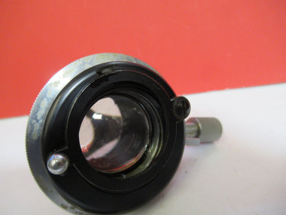 LEITZ WETZLAR CONDENSER + IRIS ANTIQUE MICROSCOPE PART AS PICTURED 6V-FT-71