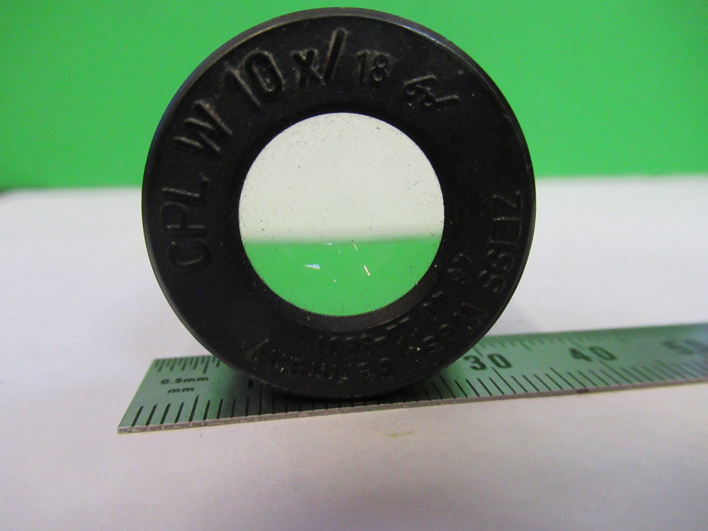 ZEISS GERMAN OCULAR EYEPIECE 10X CPL OPTICS MICROSCOPE PART AS PICTURED U8-B-35