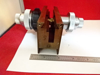 Microscope Part Wild Swiss M20 Brass Stage Micrometer