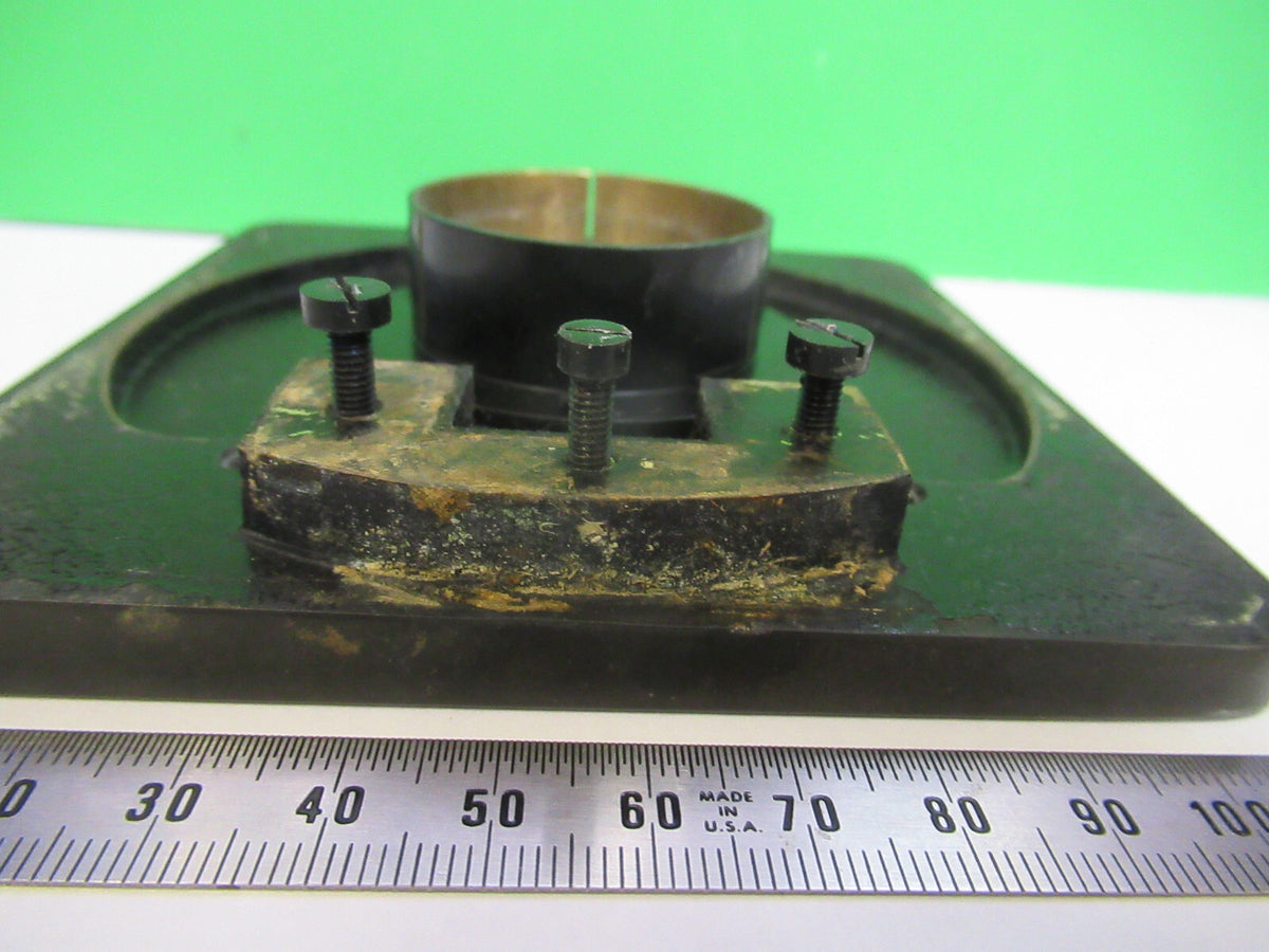 Antique Ernst Leitz Wetzlar Stage Table Microscope Part
