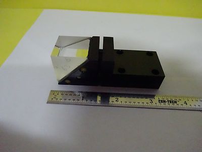 MICROSCOPE PART LEITZ GERMANY PRISM [small chip] MOUNTED OPTICS AS IS BIN#W6-18