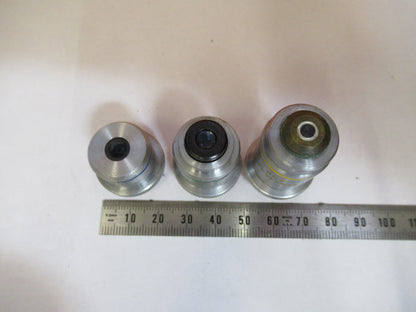 LOT BAUSCH LOMB OBJECTIVES OPTICS MICROSCOPE PART AS PICTURED S4-B-36