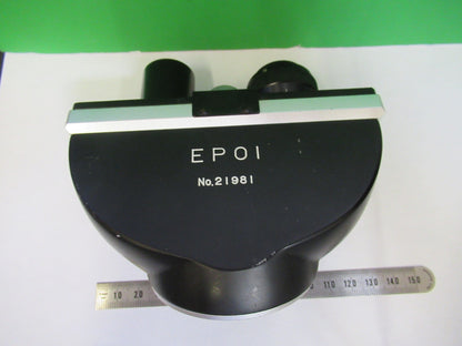 EPOI JAPAN BINOCULAR HEAD OPTICS MICROSCOPE PART AS PICTURED T4-B-22