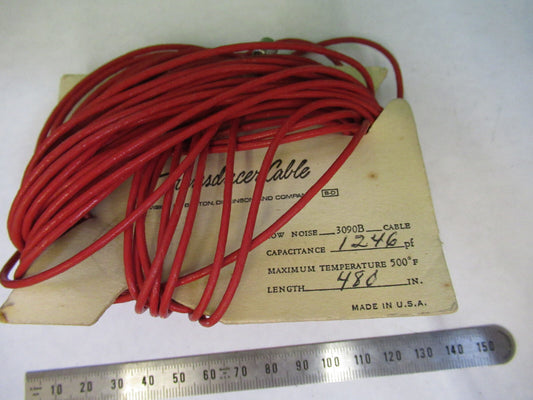 PCB Endevco Low Noise Cable 3090b -480 in for accelerometer