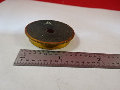 Microscope Brass Antique Piece Optics AS IS B