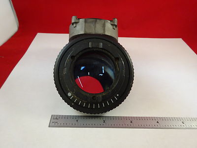 MICROSCOPE PART NIKON LABOPHOT DIAPHRAGM IRIS + LENS OPTICS AS IS BIN#Q3-A-01