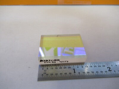 OPTICAL FLAT COATED RECTANGLE OPTICS AS PICTURED &3K-A-14