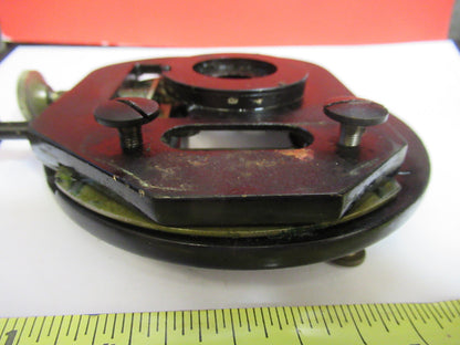 antique VERY RARE SPENCER AO XY STAGE TABLE MICROSCOPE PART as pictured S5-A-29
