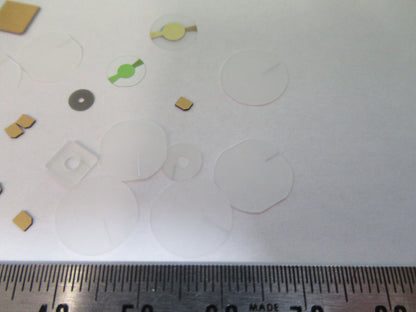 Lot Blanks Piezoelectric Quartz Crystal X-y-cut Gold Coated Piezo Sensor
