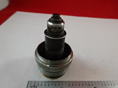 Objective [cracked glass] Optics Microscope Part AS IS
