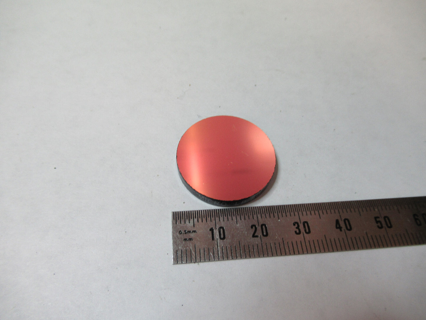 OPTICAL COATED  FILTER LENS LASER OPTICS AS PICTURED X6-A-147