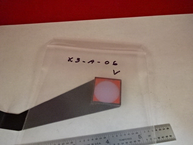 OPTICAL MOUNTED DICHROIC FILTER LASER OPTICS  AS IS #X3-A-06