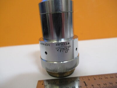 LEITZ QUARTZ UV OBJECTIVE H 32X INFINITY OPT MICROSCOPE PART AS PICTURED 8C-A-56
