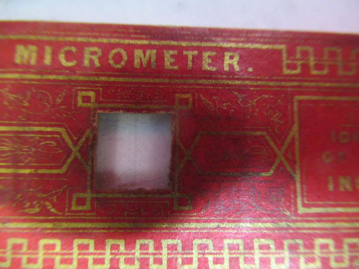 ANTIQUE CAVENDISH CALIBRATION MICROMETER MICROSCOPE PART AS PICTURED F8-A-54