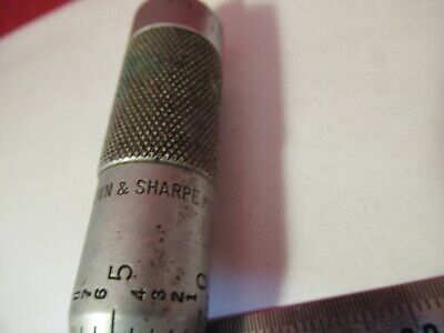 BROWN & SHARPE MICROMETER METROLOGY MACHINE SHOP TOOL AS PICTURED #12-A-40