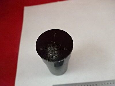 EMPTY ANTIQUE MICROSCOPE OBJECTIVE CONTAINER R. FUESS BERLIN 7 AS IS #Q5-A-04