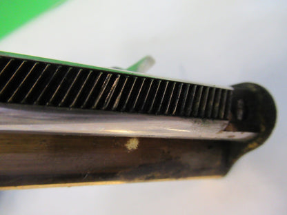 ANTIQUE BRASS LEITZ GERMANY STAGE NOSEPIECE MICROSCOPE PART AS PICTURED Y4-FT-97