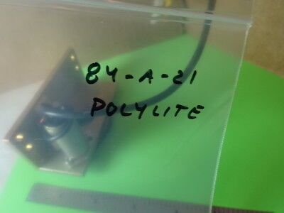 MICROSCOPE PART REICHERT POLYLITE ELECTRIC IRIS DIAPHRAGM OPTICS #84-A-21