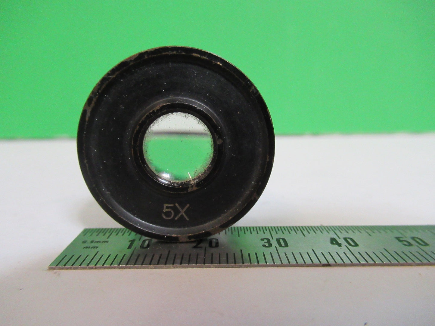 BAUSCH LOMB 5X EYEPIECE OCULAR OPTICS MICROSCOPE PART AS PICTURED T8-B-46