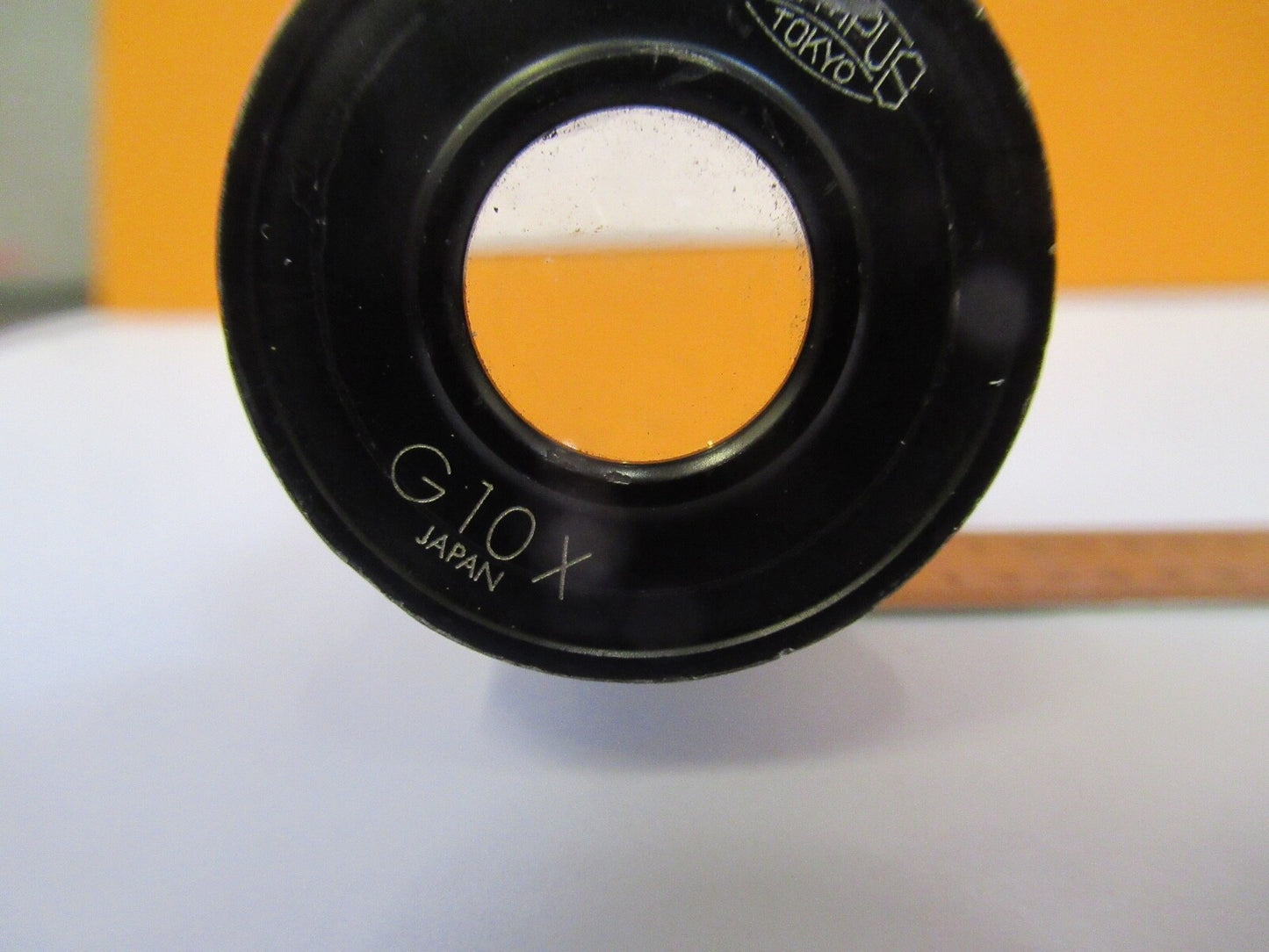 OLYMPUS JAPAN G10X OCULAR OPTICS EYEPIECE MICROSCOPE PART AS PICTURED &G1-A-79