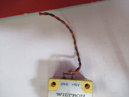 AMPLIFIER 60-ND-19072 MICROWAVE RF FREQUENCY 12 GHz WILTRON AS PIC T7-A-47
