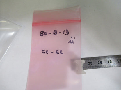 OPTICAL  RECTANGULAR PLANO CONCAVE LENS OPTICS AS PICTURED 80-B-13