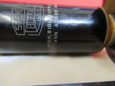 Antique Brass Spencer Lens Co. Buffalo Tubus Nosepiece Microscope Part AS Pic