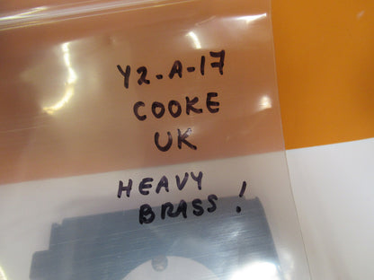 Cooke UK England Brass Heavy Xy Stage Clip Microscope Part