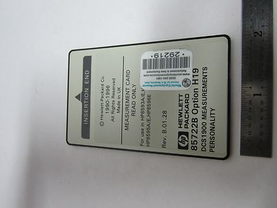 HP MEMORY CARD 85722B DCS1900 PCMCIA BYTES SRAM  BIN#B2-C-73