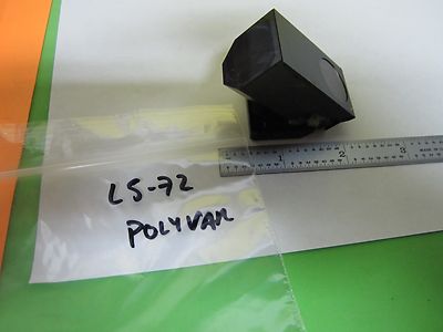 MICROSCOPE PART OPTICAL PRISM POLYVAR REICHERT OPTICS BIN#L5-72