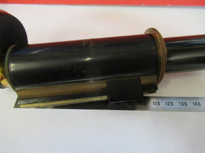 Bausch & Lomb Brass Tubus + Nosepiece Antique Microscope Part