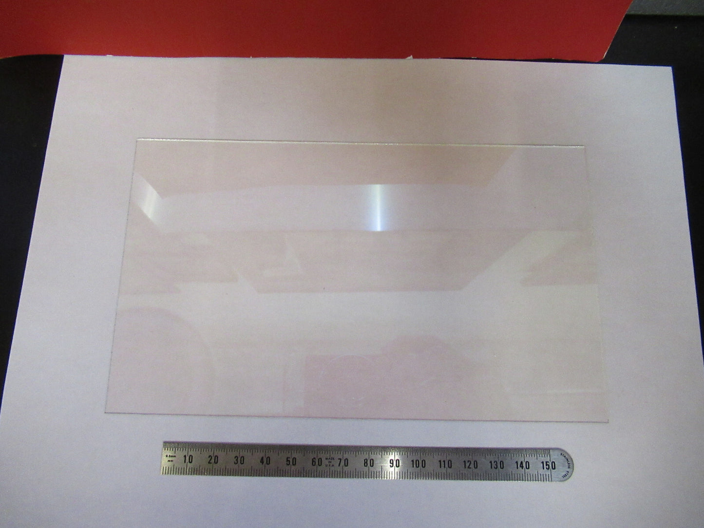 OPTICAL BK7 GLASS COATED LARGE PLATE WINDOW LASER OPTICS X3-B-33